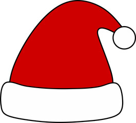 Santa Hat Christmas Illustratio