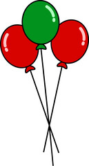 Colorful Party Balloons Design