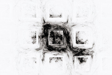 old wall texture, black background