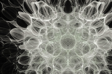 abstract fractal design. digital art