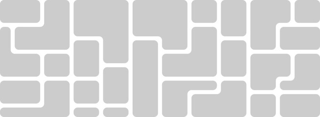 Fluid rounded bento grid collage design for creative branding layouts