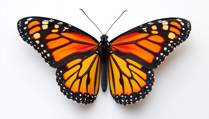 Fototapeta premium butterfly isolated on white background