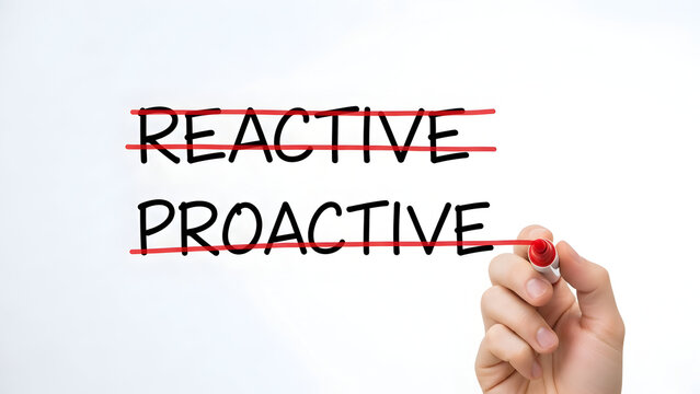 Take control of your destiny and be proactive rather than reactive in life and business to seize opportunities and achieve greater success now.
