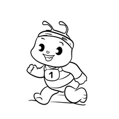 Ant Insect Coloring Page For Kids