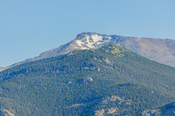 Beautiful sunny landscape along the East Portal Trail