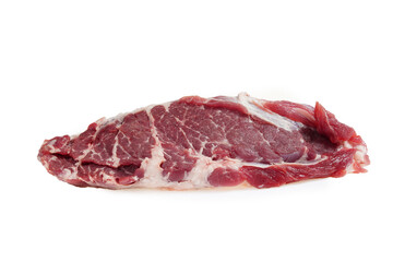 Obraz premium Raw meat on white background