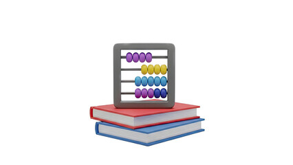 Abacus on Stack of Books