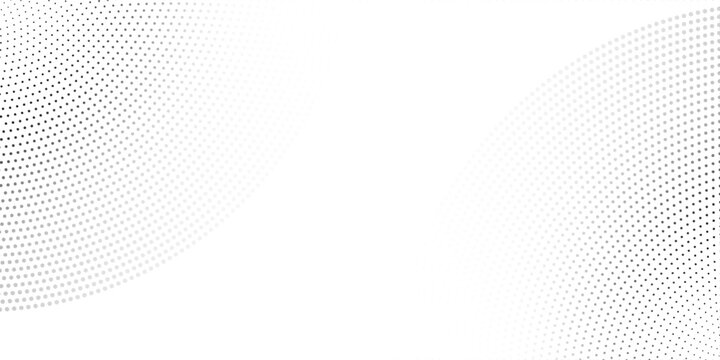Digital gradient with points. Abstract futuristic panel. Dotted Backgound. Monochrome halftone pattern Vector illustration
