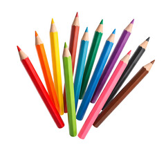 Fototapeta premium Colorful Wooden Pencils Set