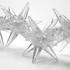 Abstract Geometric Crystal Spikes Design