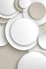 Abstract Geometric Circles Pattern Background