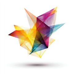 Abstract Colorful Geometric Shapes Design