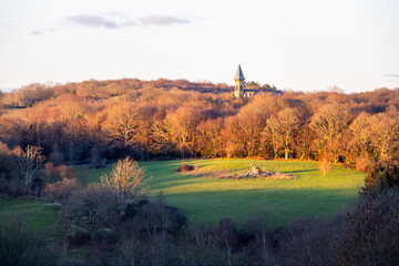 Walking around Mayfield in winter, East Sussex, England