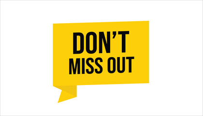 don&rsquo;t miss out limited time urgent promotional banner