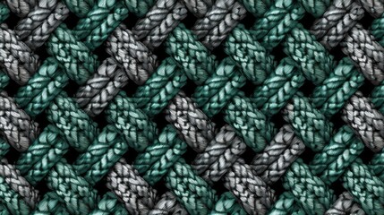 Close Up View Of Intricate Woven Textile Pattern