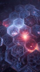 Abstract Geometric Hexagon Structures In Space