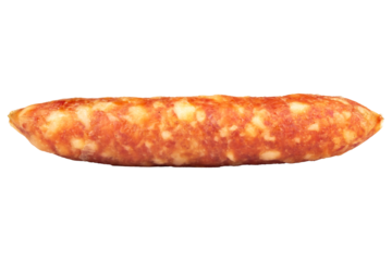 Thai pork sausage isolated on a white background