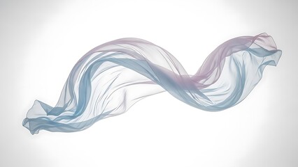 Flowing Silk Fabric with Soft Colors.