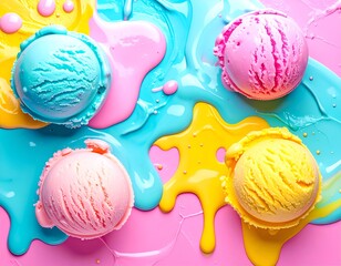 ice cream background