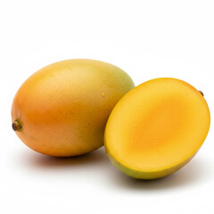 Fototapeta premium Fresh Ripe Mango Fruit Sliced