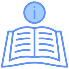 Information Outline Blue Color Icon