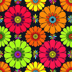 Pop Art 70s Floral