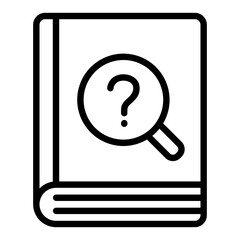 Mystery Story Outline Icon