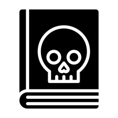 Horror Story Glyph Icon
