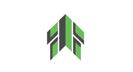 Fototapeta premium Abstract Geometric Upward Arrows Symbolizing Growth, Progress, and Forward Movement