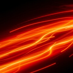 Dynamic abstract blend of forceful crimson and electric orange streaks creating a high-energy, vibrant pattern representing raw power and velocity, focus, fast, intense