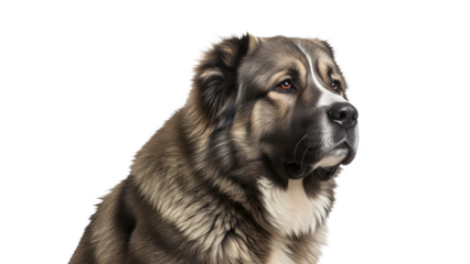 A majestic Central Asian Shepherd Dog, exuding a sense of dignity and alertness