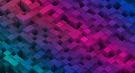 Dynamic vibrant digital surface texture composed of small colored squares. An abstract technical grid wallpaper perfect for graphic design projects, 8bit, retro, minimal