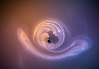 Ethereal abstract scene of shifting colors and blurred motion, evoking mystery, unconsciousness, and the confusing nature of dreams, shifting, peaceful, background