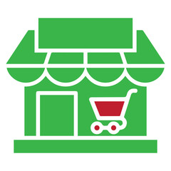 Green Storefront Icon