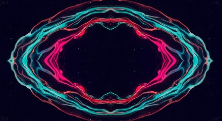 Symmetrical liquid pattern creating a vibrant, mirrored background. Abstract digital art echoing the concept of perfect duality and balance, dynamic, colorful, symmetry