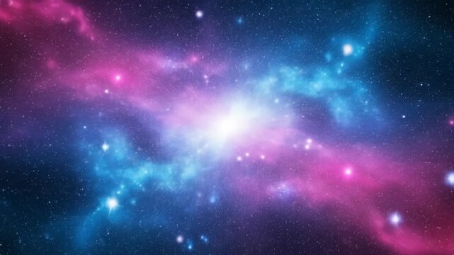 Cosmic Symphony - A Vibrant Nebulas Dance of Light and Color.