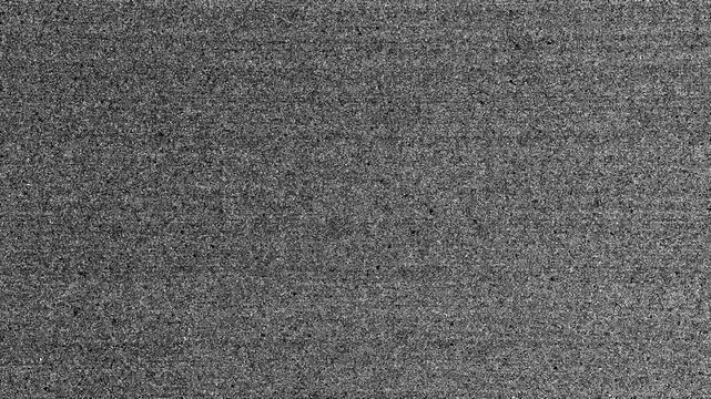 Noise screen with radio waves static lines and dots overlay. Electromagnetic interferences, analog tv noise and distortion, bad unstable signal interference. Glitch overlay.