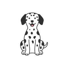 Dalmatian dog illustration