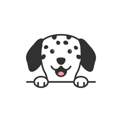 Dalmatian dog illustration