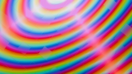 Abstract colourful rainbow gradient with fractal glass tiles texture 4k banner poster header cover design