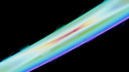 Abstract colourful gradient with fractal glass tiles texture 4k banner poster header cover design