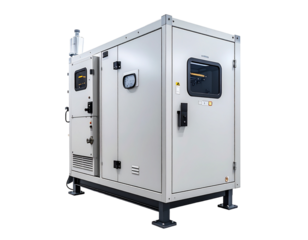 Industrial equipment cabinet isolated on transparent background