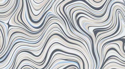 Abstract flowing lines with a marbled effect in neutral tones of beige, grey, and light blue.