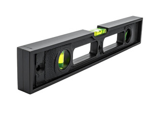 Isolated spirit level tool illustration on transparent background