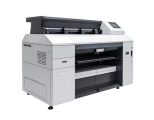 Office printer isolated on transparent background for design element