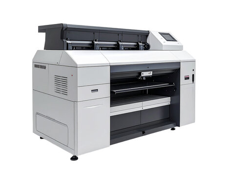 Office printer isolated on transparent background for design element