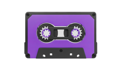 Purple Cassette Tape