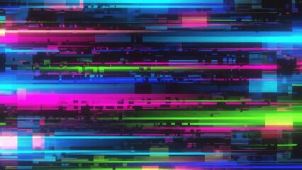 Vibrant Neon Lights Abstract Background.