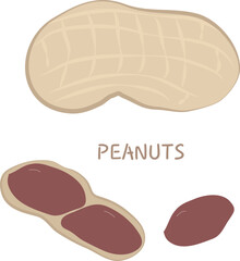 Peanuts Set of Three Isolated Illustration