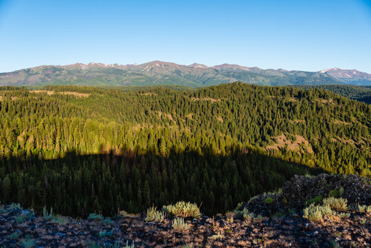 Shadows Sinking Behind Ridges